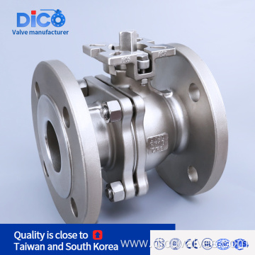 CE Ts ball valve with SS304 flange type